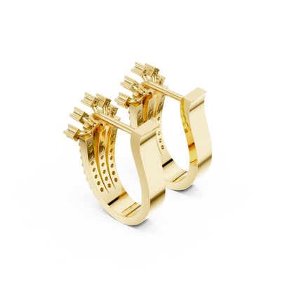 Radiant Crest Earrings