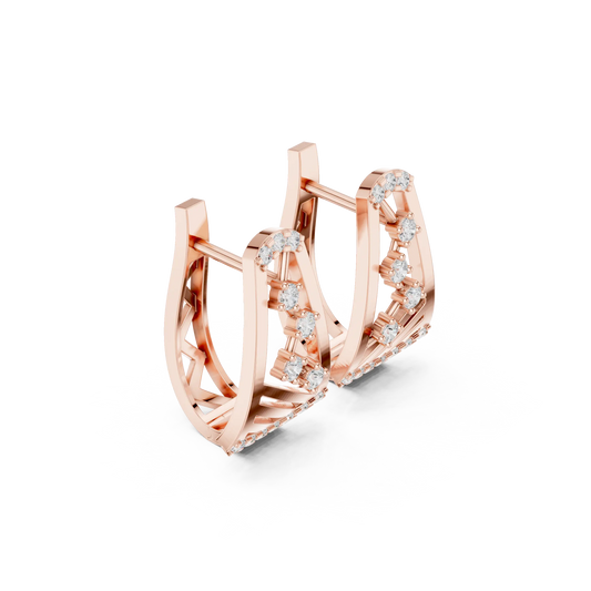 Parallel Spark Earrings