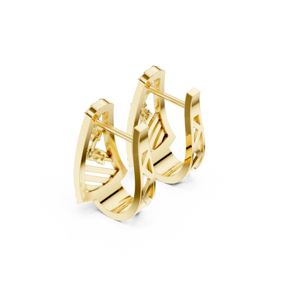 Parallel Spark Earrings