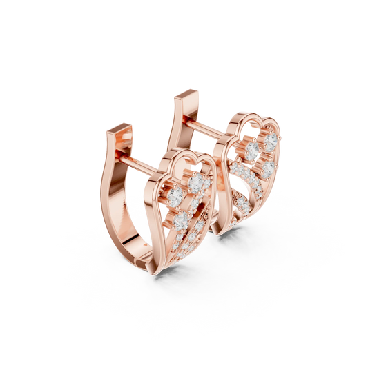Heartline Earrings