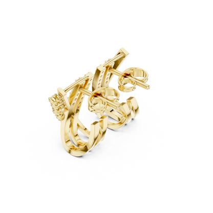 Interlock Earrings