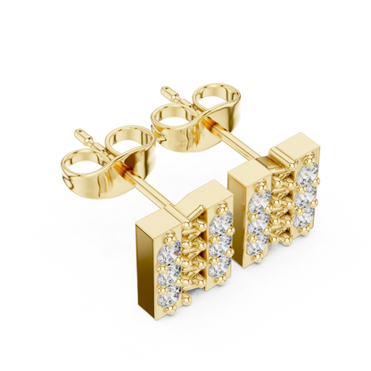 Pulse Stud Earrings