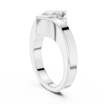 Tension Vault Diamond Ring
