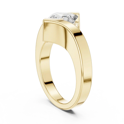 Tension Vault Diamond Ring