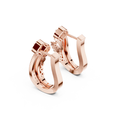 Celeste Arc Hoops