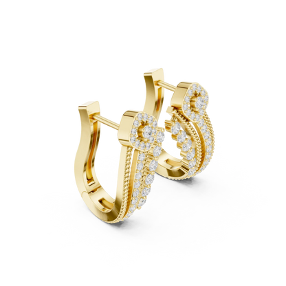 Celeste Arc Hoops
