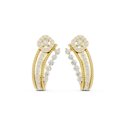 Celeste Arc Hoops