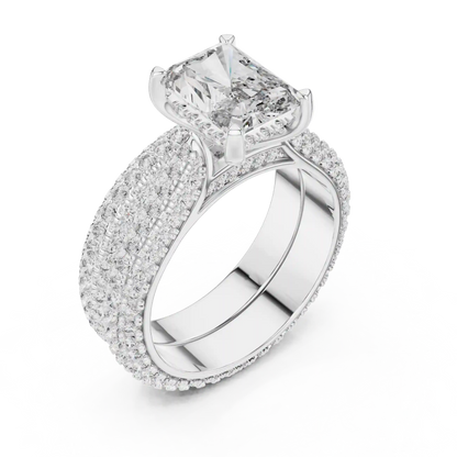 Pavé Abundance Diamond Ring