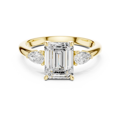 Three Point Diamond Ring