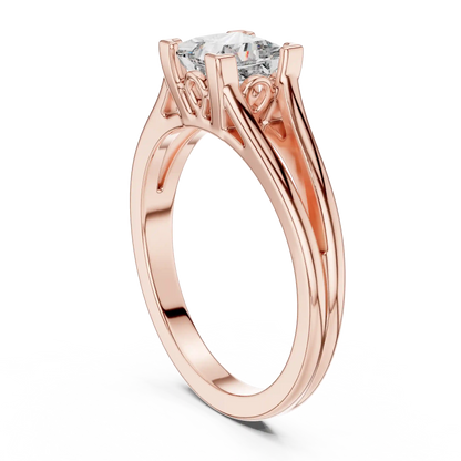 Open Vine Diamond Ring