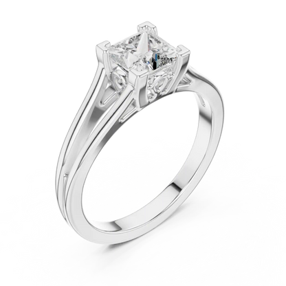 Open Vine Diamond Ring
