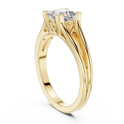 Open Vine Diamond Ring