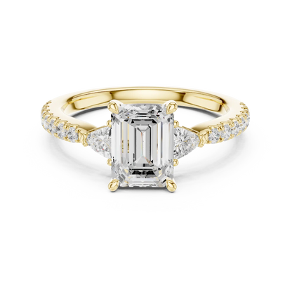 Trinity Edge Diamond Ring