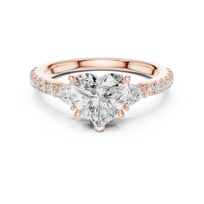 Coeur Vive Diamond Ring