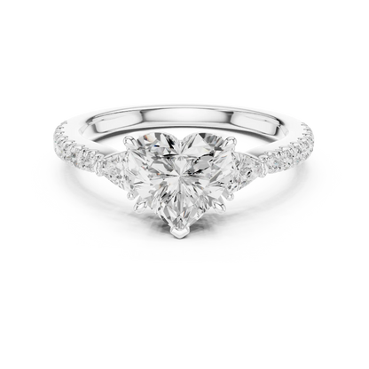 Coeur Vive Diamond Ring