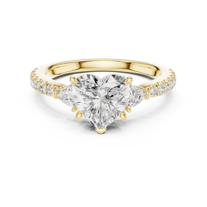 Coeur Vive Diamond Ring