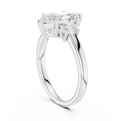 Marquise Trio Diamond Ring