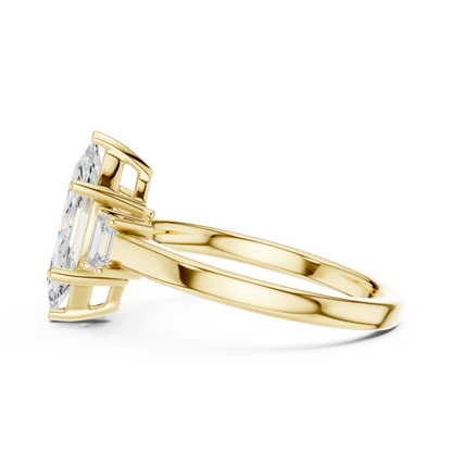 Marquise Trio Diamond Ring