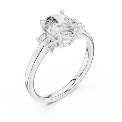Three Grace Diamond Ring