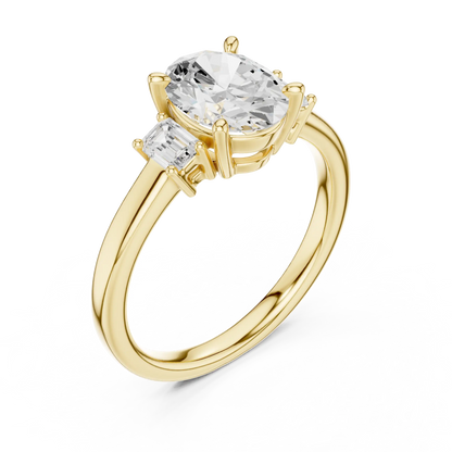 Three Grace Diamond Ring