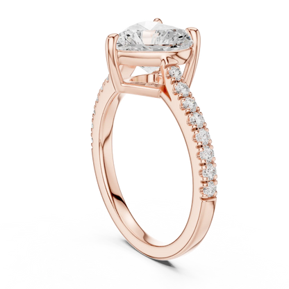 True Heart Diamond Ring