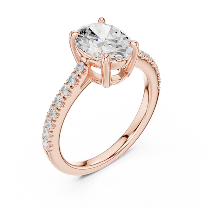 Oval Muse Diamond Ring