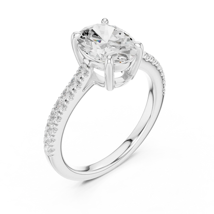 Oval Muse Diamond Ring