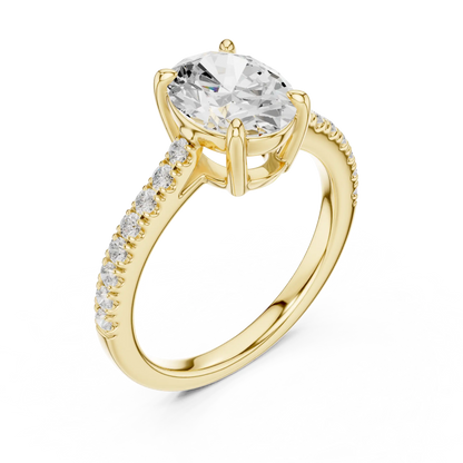 Oval Muse Diamond Ring