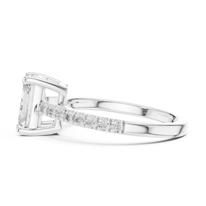 Radiant Pathway Diamond Ring