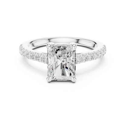 Radiant Pathway Diamond Ring