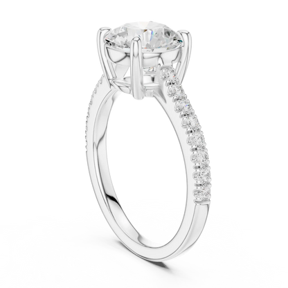 Cathedral Diamond Ring