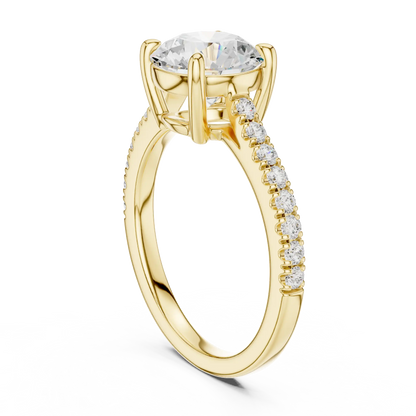 Cathedral Diamond Ring