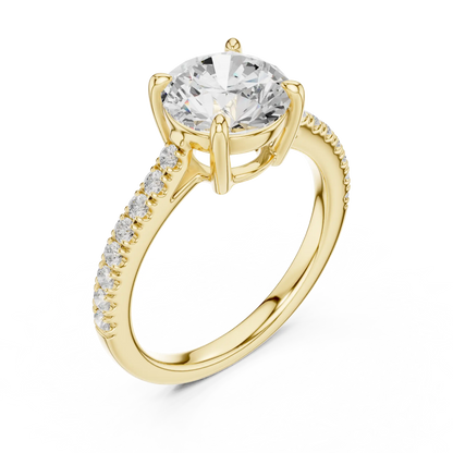 Cathedral Diamond Ring