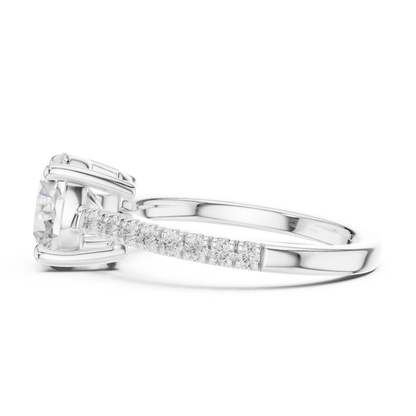 Cathedral Diamond Ring