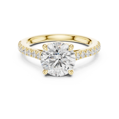 Cathedral Diamond Ring