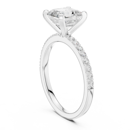 Step Terrace Diamond Ring