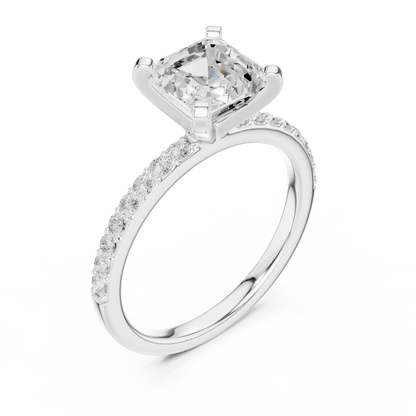 Step Terrace Diamond Ring