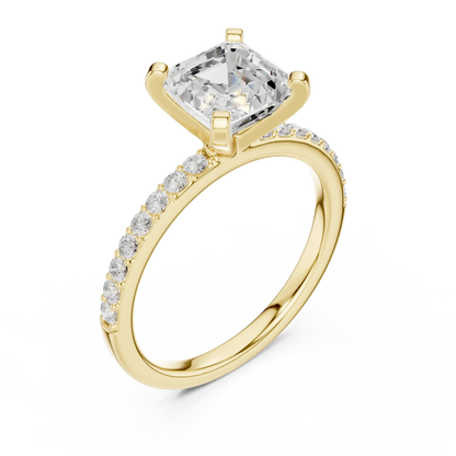 Step Terrace Diamond Ring