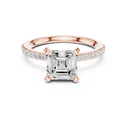 Step Terrace Diamond Ring
