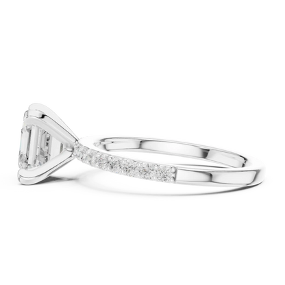 Step Terrace Diamond Ring