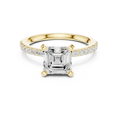 Step Terrace Diamond Ring