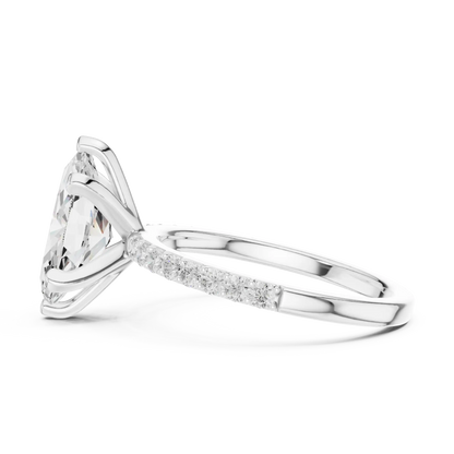 Slim Marquise Diamond Ring