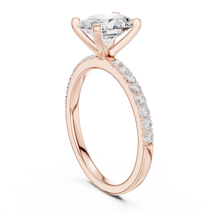 Oval Grace Diamond Ring