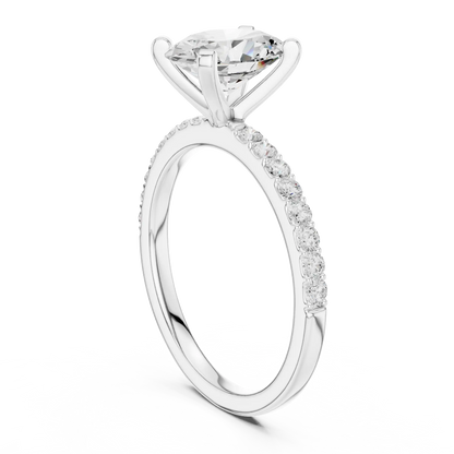 Oval Grace Diamond Ring