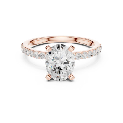 Oval Grace Diamond Ring