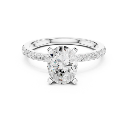 Oval Grace Diamond Ring