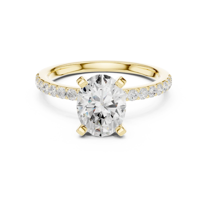 Oval Grace Diamond Ring