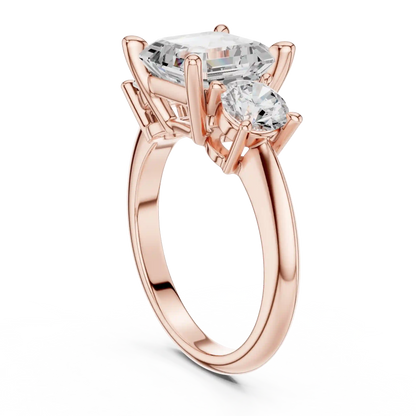 Three Step Diamond Ring