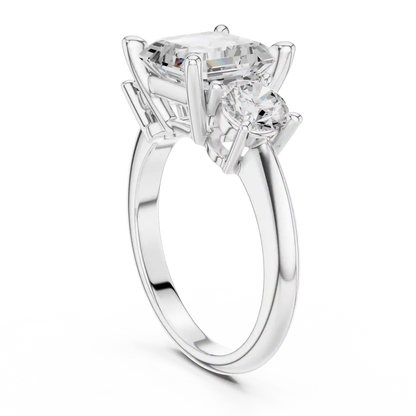 Three Step Diamond Ring