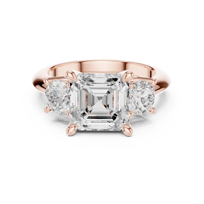 Three Step Diamond Ring